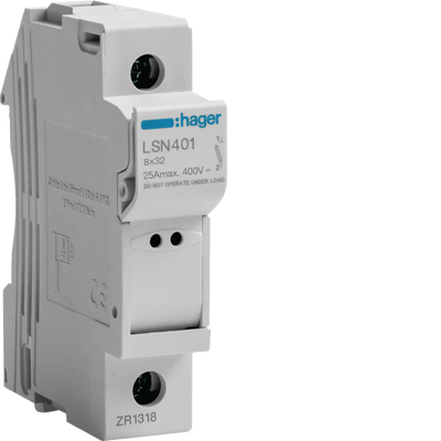 Sicherungselement 1P 25A 400V L32 1PLE | Hager