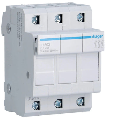 Sicherungselement 3P UL 690V L38 3PLE | Hager