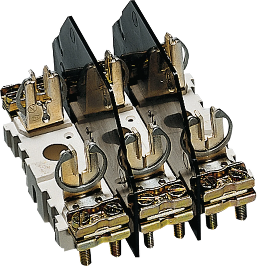 Sicherungsunterteil NH00 3x160A, mit Käfigklemme bis 70mm², für Montageplatte | Hager