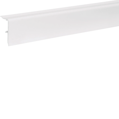 Sockelleistenkanal 20x50,mit 2 Weichlippen,reinweiß | Hager