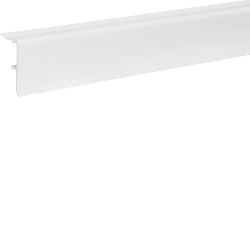 Sockelleistenkanal 20x50,mit 2 Weichlippen,reinweiß | Hager