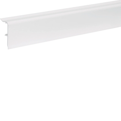 Sockelleistenkanal-OT 20x50,mit 2 Weichlippen,reinweiß | Hager