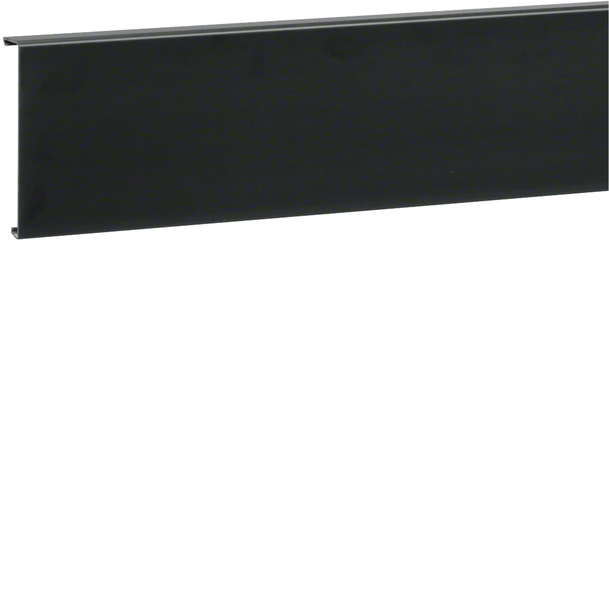 Sockelleistenkanal-Oberteil PVC zu SL 20x115mm graphitschwarz | Hager
