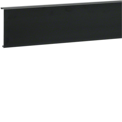 Sockelleistenkanal-Oberteil PVC zu SL 20x115mm graphitschwarz | Hager