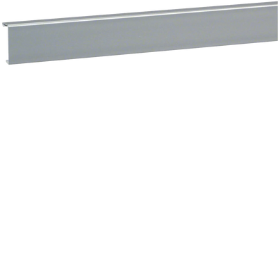 Sockelleistenkanal-Oberteil PVC zu SL 20x55mm Dekor Aluminium | Hager