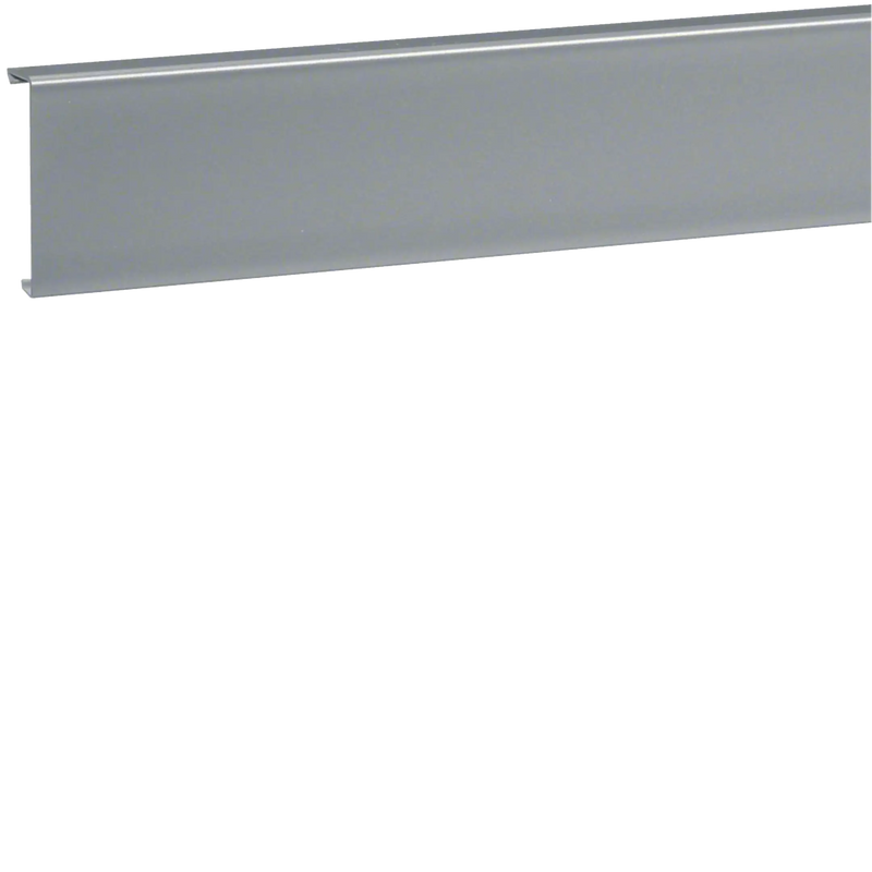 Sockelleistenkanal-Oberteil PVC zu SL 20x80mm Dekor Aluminium | Hager