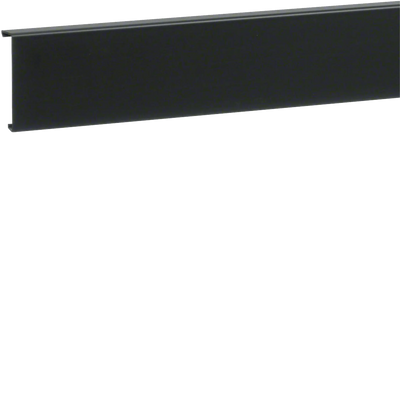 Sockelleistenkanal-Oberteil PVC zu SL 20x80mm graphitschwarz | Hager