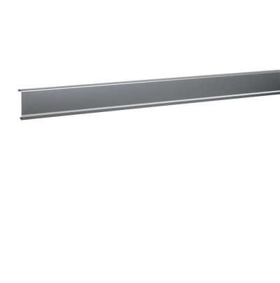 Sockelleistenkanal-Oberteil für LED-Einbau PVC zu SL 20x80mm Dekor Aluminium | Hager