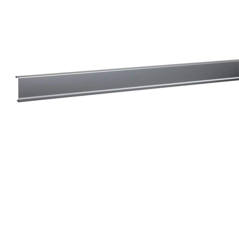 Sockelleistenkanal-Oberteil für LED-Einbau PVC zu SL 20x80mm Dekor Aluminium | Hager
