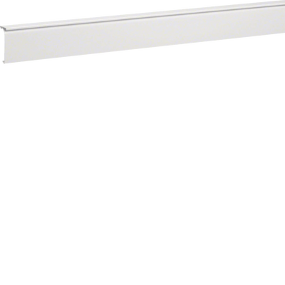 Sockelleistenkanal-Oberteil mit Teppichleiste PVC zu SL 20x80mm verkehrsweiß | Hager