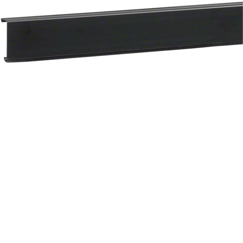 Sockelleistenkanal-Oberteil mit Weichlippe PVC zu SL 20x55mm graphitschwarz | Hager
