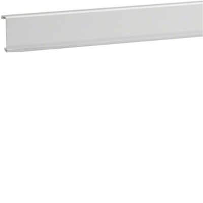Sockelleistenkanal-Oberteil mit Weichlippe PVC zu SL 20x55mm verkehrsweiß | Hager