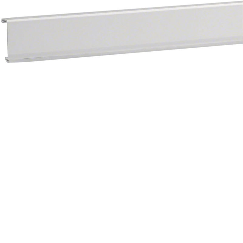 Sockelleistenkanal-Oberteil mit Weichlippe PVC zu SL 20x55mm verkehrsweiß | Hager
