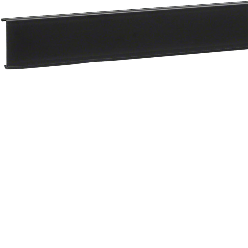 Sockelleistenkanal-Oberteil mit Weichlippe PVC zu SL 20x80mm graphitschwarz | Hager