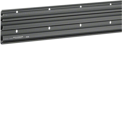 Sockelleistenkanal-Unterteil 4 Kammern aus PVC zu SL 20x115mm | Hager