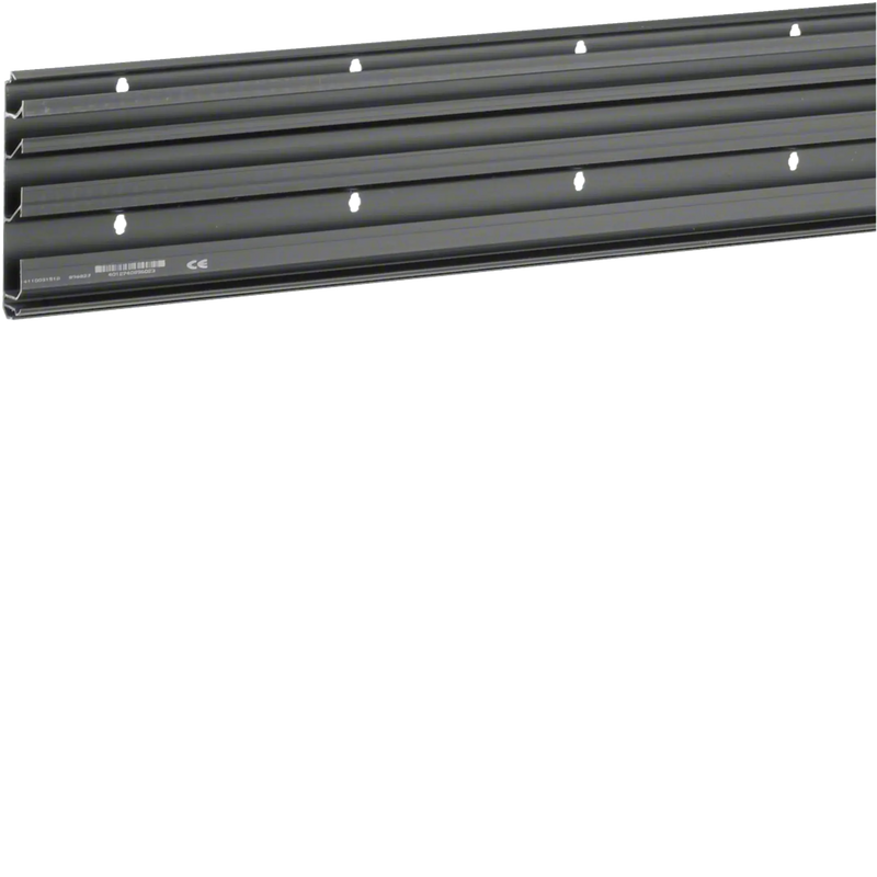 Sockelleistenkanal-Unterteil 4 Kammern aus PVC zu SL 20x115mm | Hager