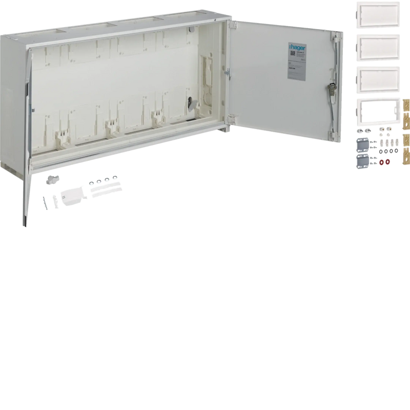 Sockelschrank, universZ, 500x1050x205mm, SchutzklasseII, IP54, 144Platzeinheiten | Hager