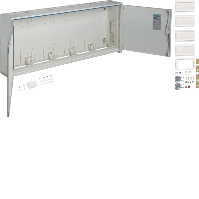 Sockelschrank, universZ, 500x1300x205mm, SchutzklasseII, IP44, 180Platzeinheiten | Hager