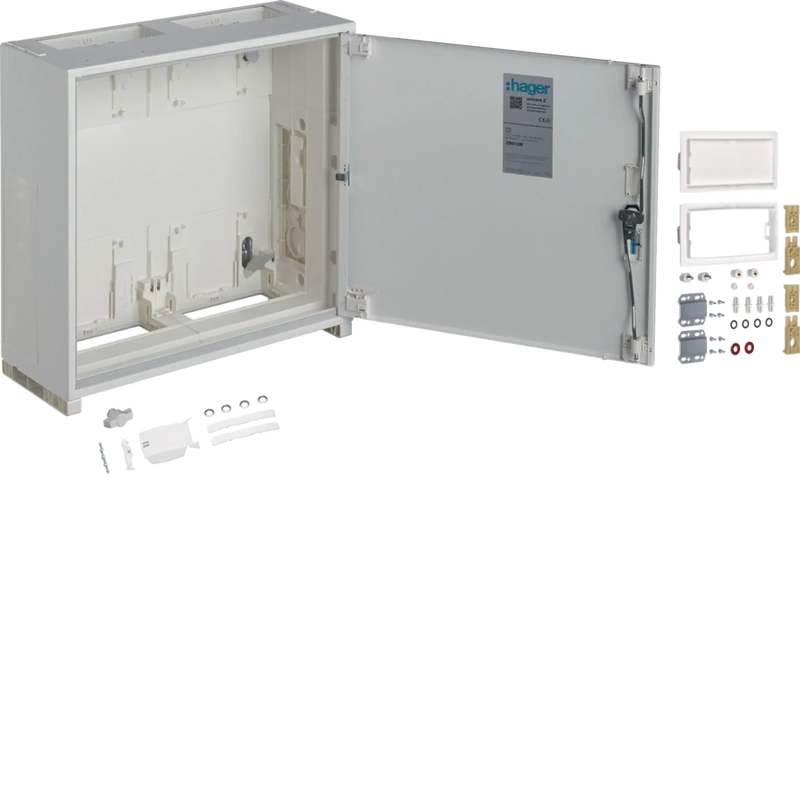 Sockelschrank, universZ, 500x550x205mm, SchutzklasseII, IP54, 72 Platzeinheiten | Hager