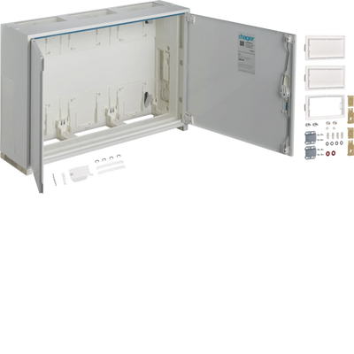 Sockelschrank, universZ, 500x800x205mm, SchutzklasseII, IP44, 108 Platzeinheiten | Hager