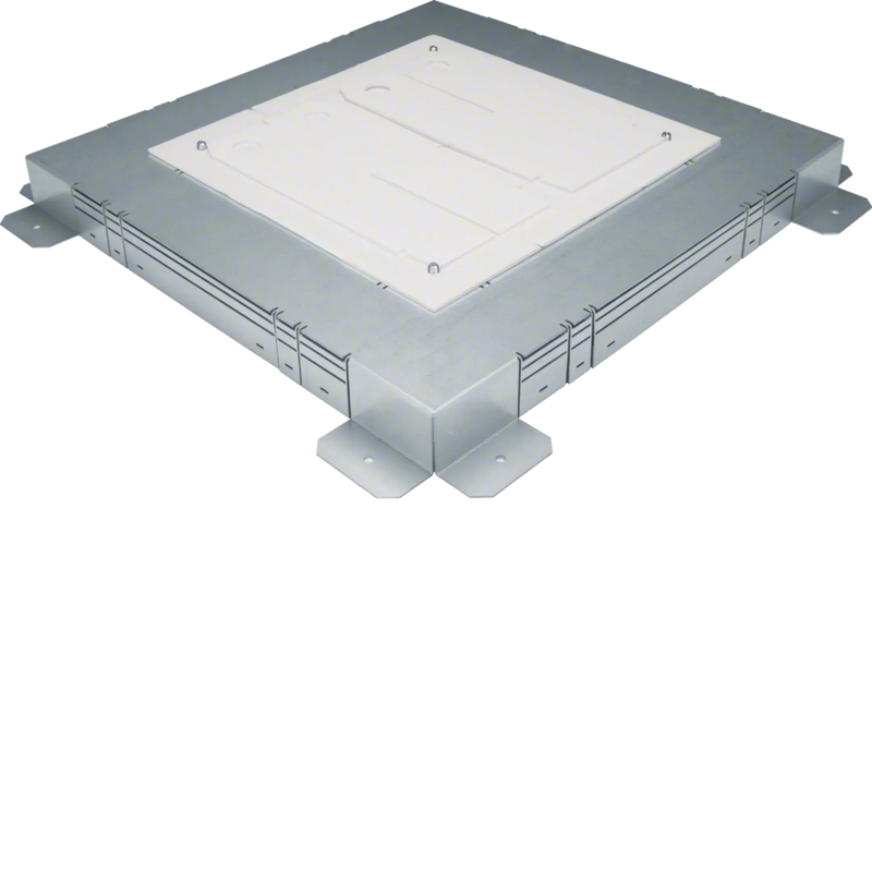 Stahlblechschalung 500x500mm mit Grundträger 350x350mm für Schalungselemente | Hager