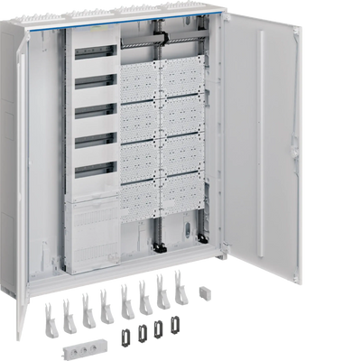 Systemschr., Multimedia, univ.Z, 1100x1050x205mm, SKII, IP44, VF-5rh/APZ, 4feld | Hager