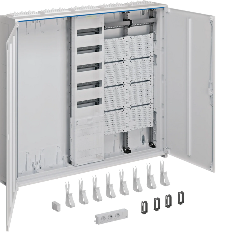 Systemschrank, Multimedia, universZ, SKII, IP44, VF-5rh/APZ, 5-feld | Hager
