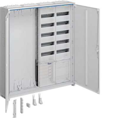 Systemschrank, univers Z, 1100x1050 mm, mit Einspeise- u. APZ-Feld | Hager