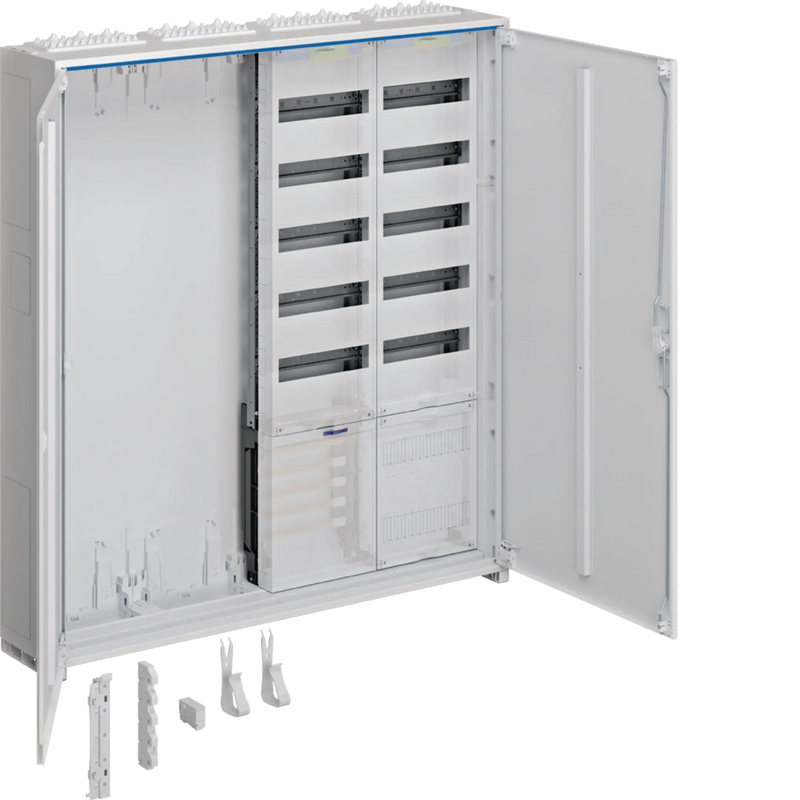 Systemschrank, univers Z, 1100x1050 mm, mit Einspeise- u. APZ-Feld | Hager