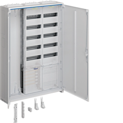 Systemschrank, univers Z, 1100x800 mm, mit Einspeise- u. APZ-Feld | Hager