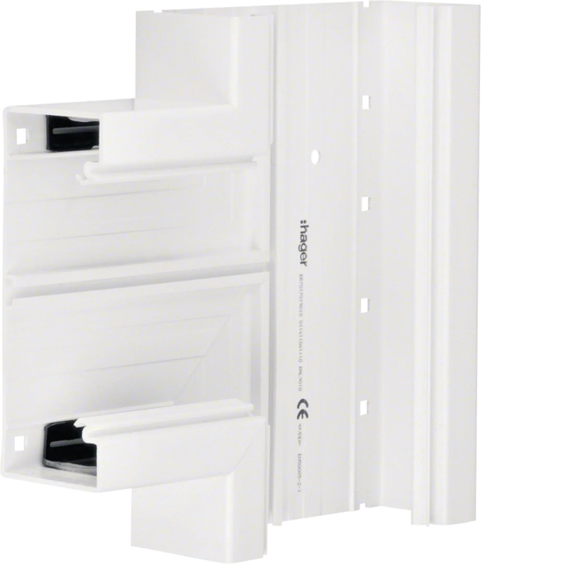 T-Stück zu BR 68x170mm aus PVC in reinweiß | Hager