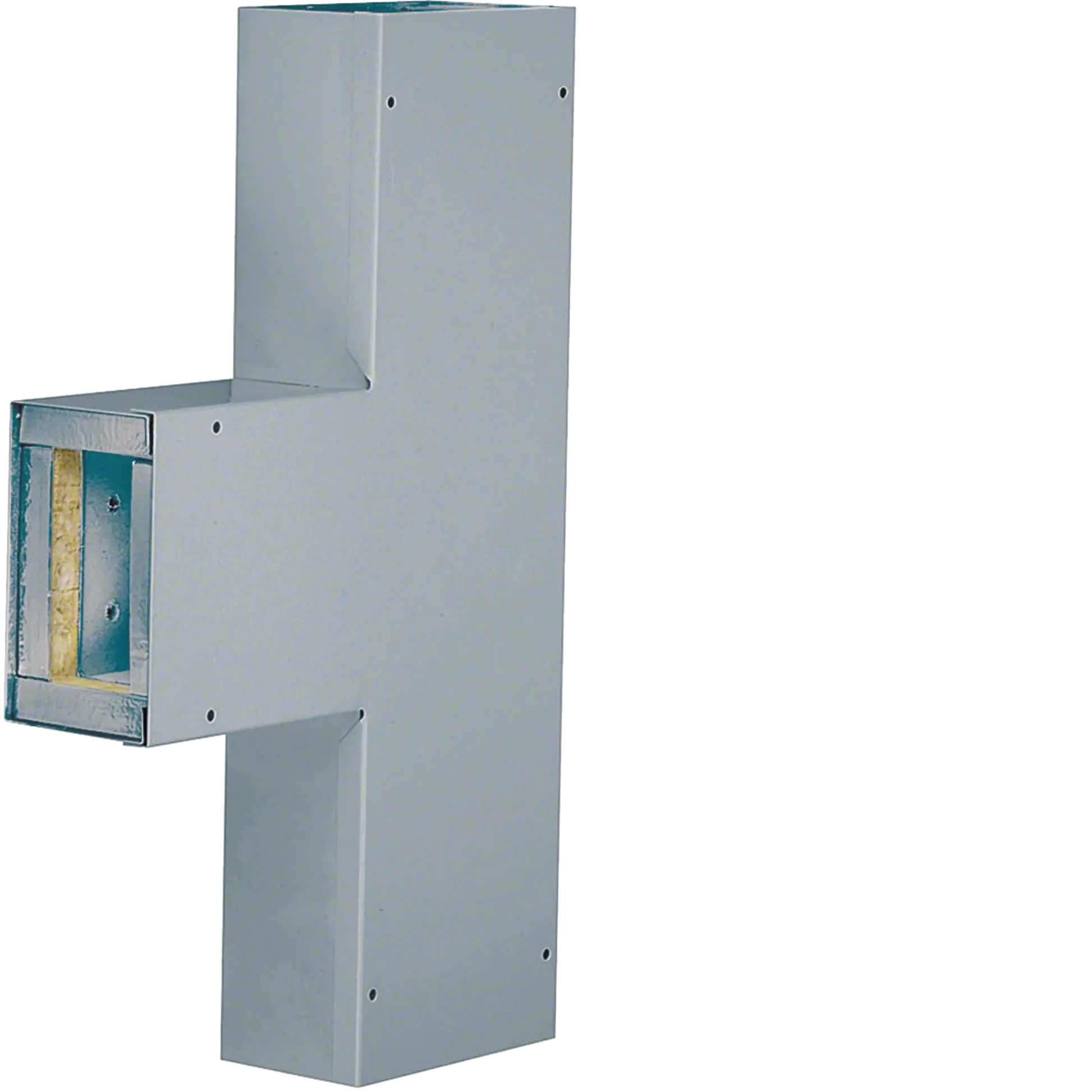 T-Stück zu Brandschutzkanal FWK 3E Funktionserhalt E30 100x160mm verzinkt | Hager