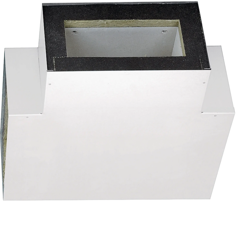 T-Stück zu Brandschutzkanal FWK 90 Funktionserhalt E90/E30 100x260mm vweiß | Hager