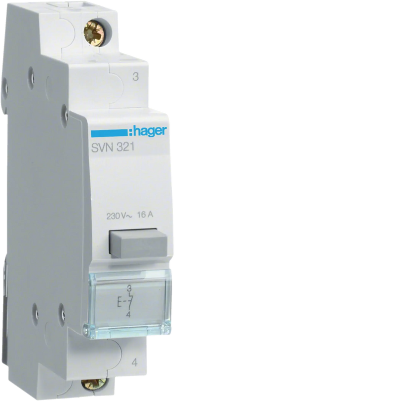 Taster 16A 1 Öffner 230V AC 1PLE | Hager