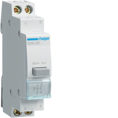 Taster 16A 2 Schließer 230V AC 1PLE | Hager