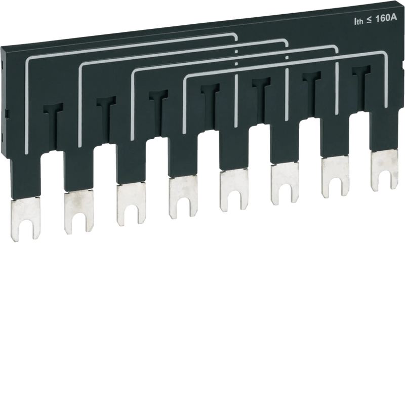 Überbrückungsschienen 2x4P 160A | Hager