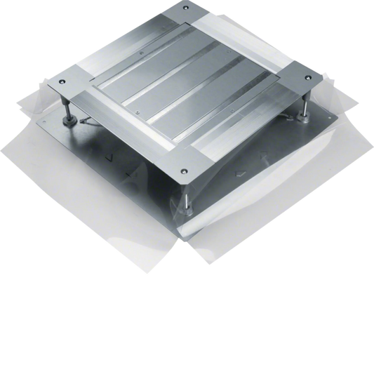 Universal-Bodendose mit Bodenblech Größe 2 428x428x(120-170)mm | Hager
