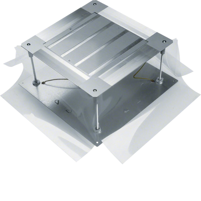 Universal-Bodendose mit Bodenblech Größe 2 428x428x(215-265)mm | Hager