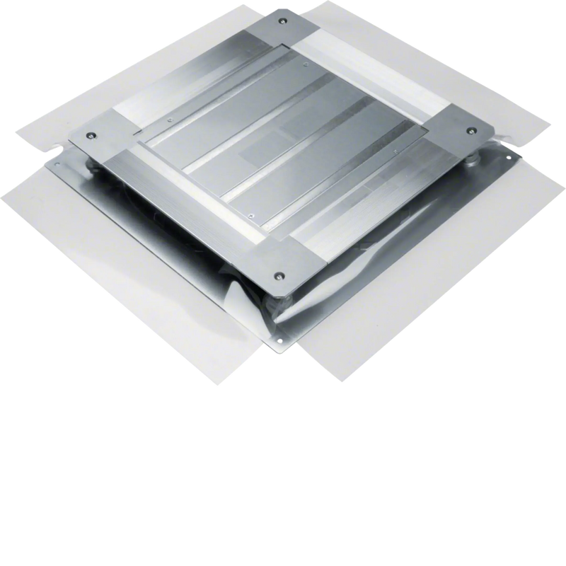 Universal-Bodendose mit Bodenblech Größe 2 428x428x(50-80)mm | Hager