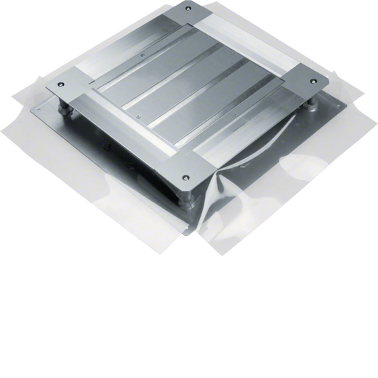 Universal-Bodendose mit Bodenblech Größe 2 428x428x(75-125)mm | Hager