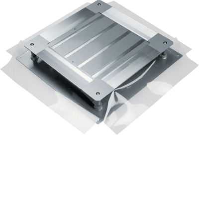 Universal-Bodendose mit Bodenblech Größe 2 428x428x(75-125)mm | Hager