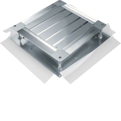 Universal-Bodendose mit Bodenblech Größe 3 498x498x(215-265)mm | Hager