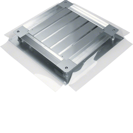 Universal-Bodendose mit Bodenblech Größe 3 498x498x(75-125)mm | Hager