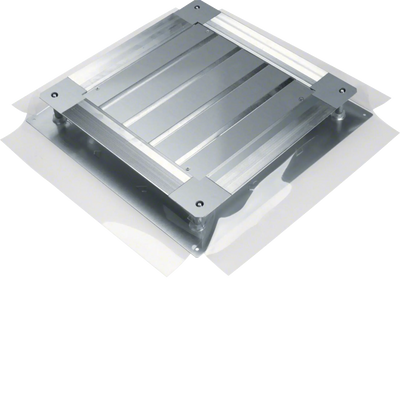 Universal-Bodendose mit Bodenblech Größe 3 498x498x(75-125)mm | Hager