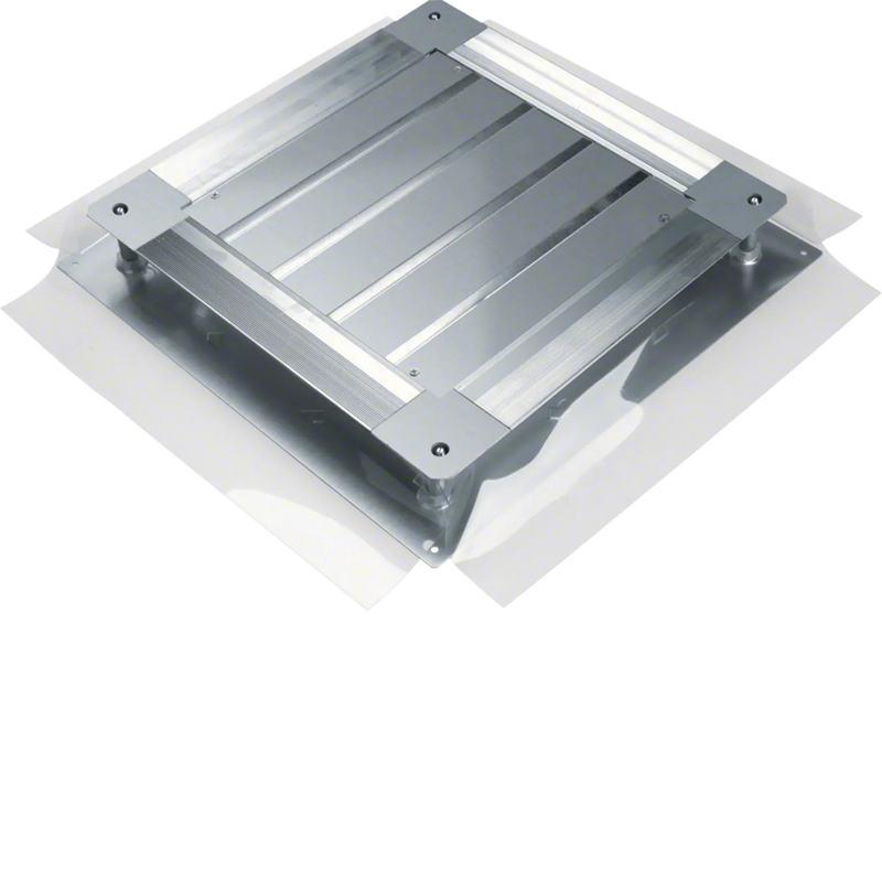 Universal-Bodendose mit Bodenblech Größe 3 498x498x(75-125)mm | Hager