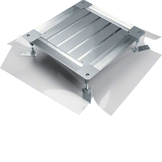 Universal-Bodendose mit Haltepratzen Größe 2 428x428x(120-170)mm | Hager