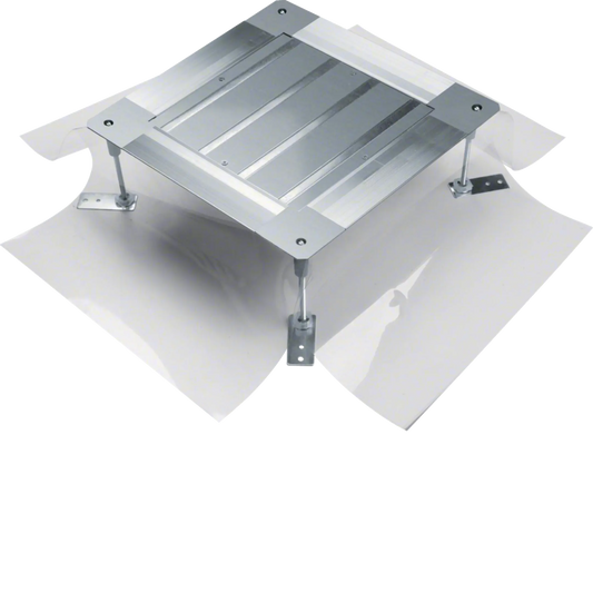 Universal-Bodendose mit Haltepratzen Größe 2 428x428x(165-215)mm | Hager