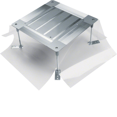 Universal-Bodendose mit Haltepratzen Größe 2 428x428x(215-265)mm | Hager
