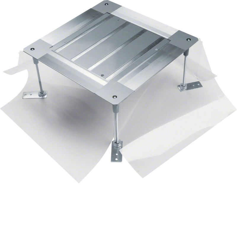 Universal-Bodendose mit Haltepratzen Größe 2 428x428x(215-265)mm | Hager