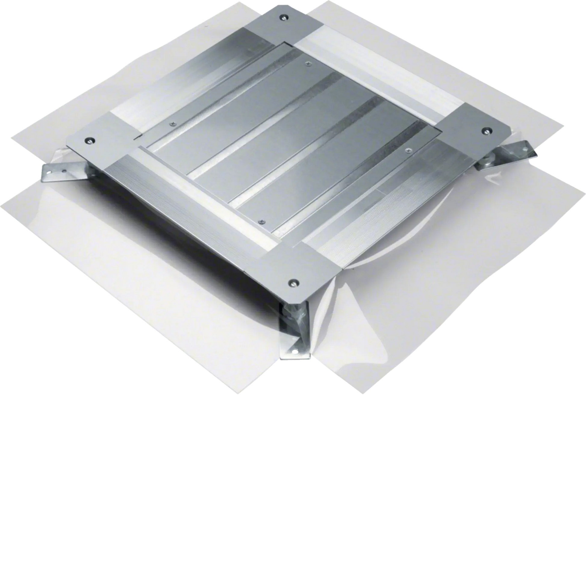 Universal-Bodendose mit Haltepratzen Größe 2 428x428x(50-80)mm | Hager
